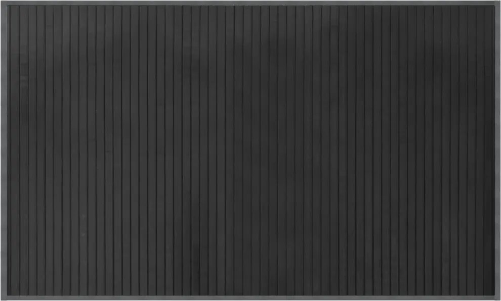 vidaXL négyszögletű szürke bambusz szőnyeg 60 x 100 cm