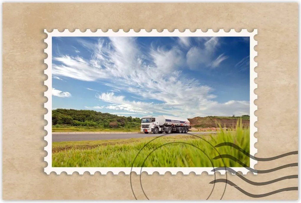 Poszterek 90x60 Tartálykocsi Nyergesvontató