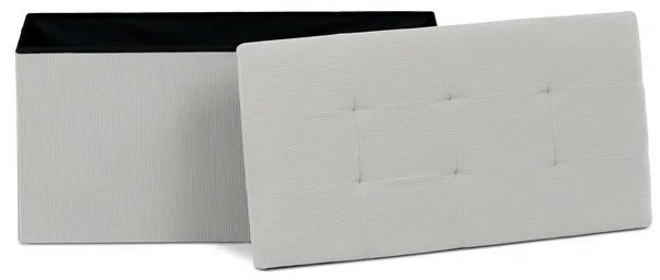 Krém Kordbársony Tárolós Puff. TAB-472 CRM6