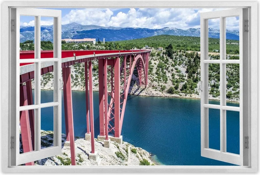 Poszterek 60x40 Horvátország Maslenica híd