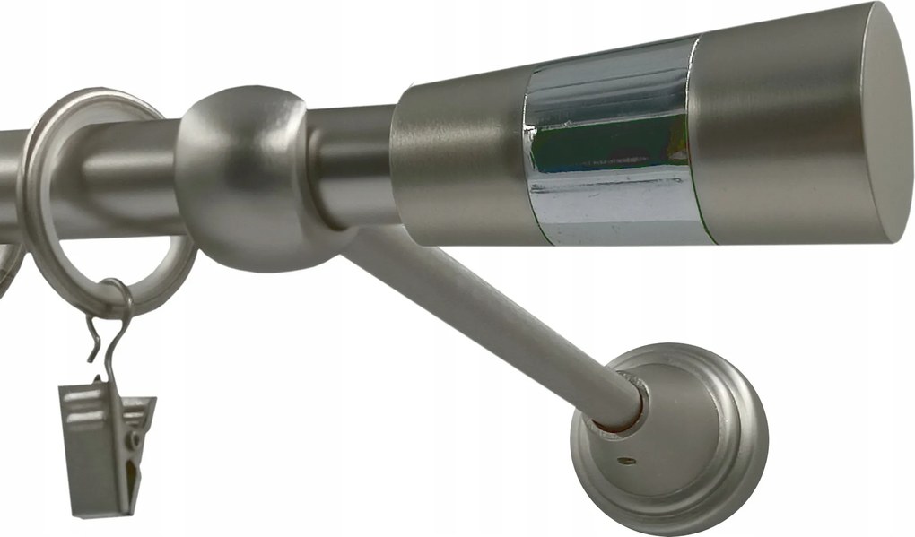 Fém Függönykarnis fi16 doris Szatén 200cm galvanizált