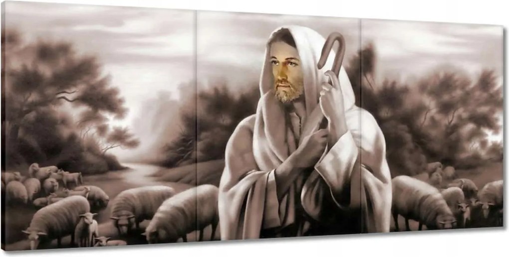 Festmények 210x100 A jó pásztor Bárányok