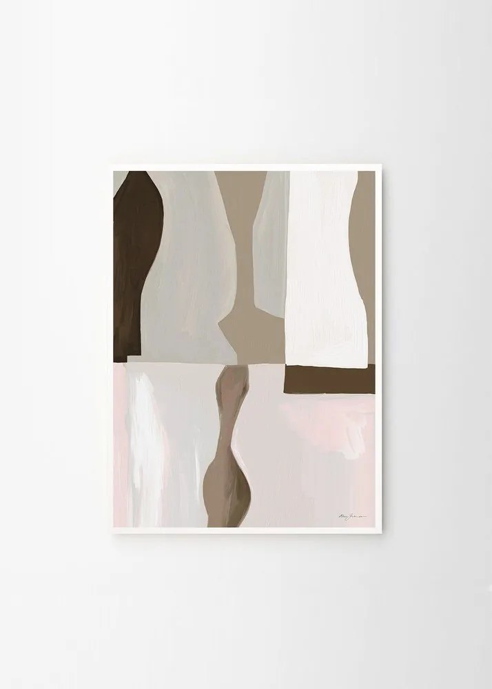 Poszter 50x70 cm Pastels en Forme – Anna Johansson – The Poster Club