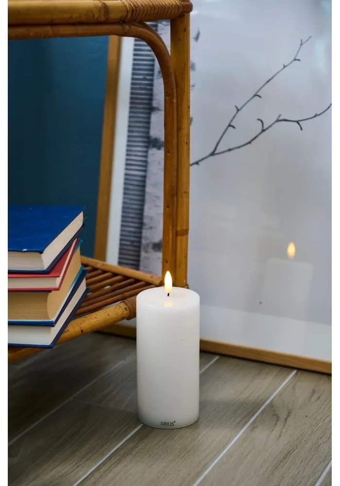LED gyertya (magasság 15 cm) Sille Rechargeable – Sirius