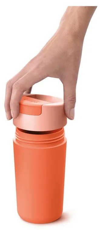 Narancssárga utazóbögre 450 ml Sipp – Joseph Joseph