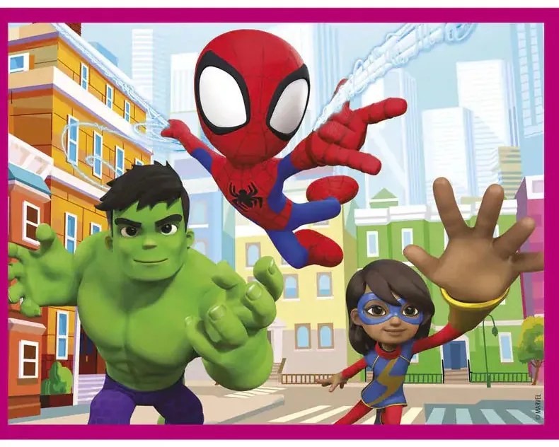 Pókember Spidey mesekocka 12 db-os Clementoni