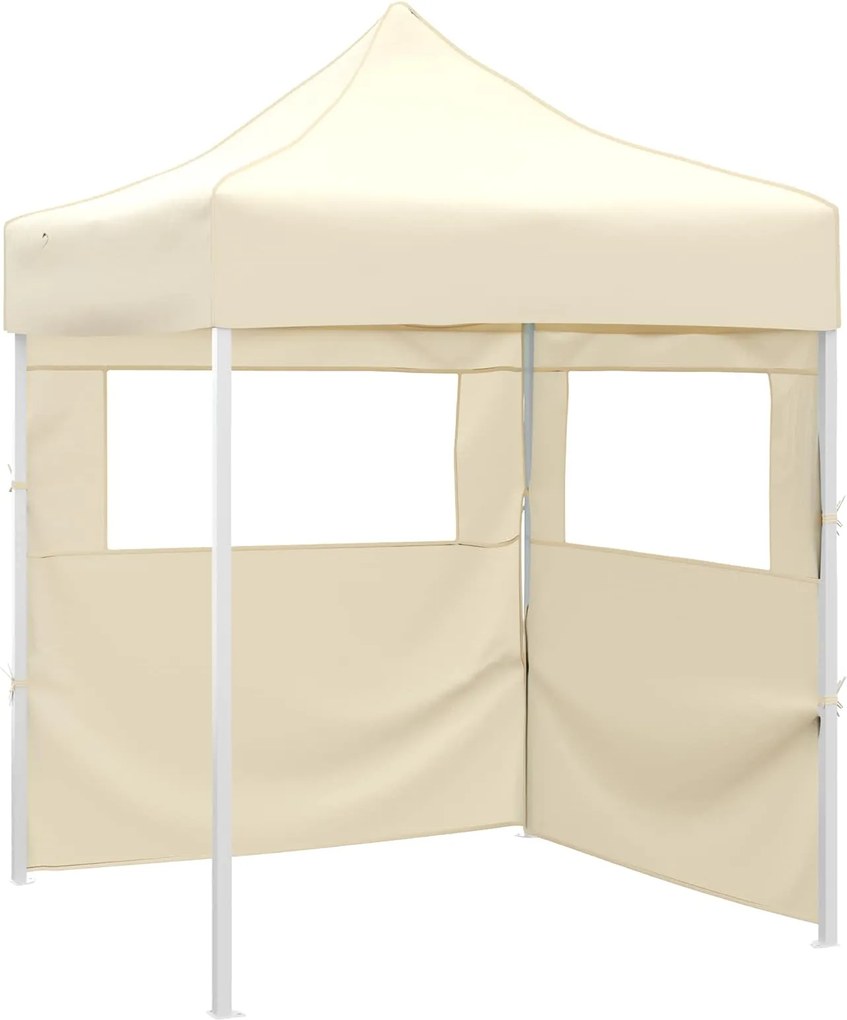 vidaXL Partysátor Krém 200 x 200 x 315 cm Oxford Szövet