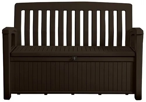Patio Bench padlószék, barna, 139 x 63,5 x 88 cm