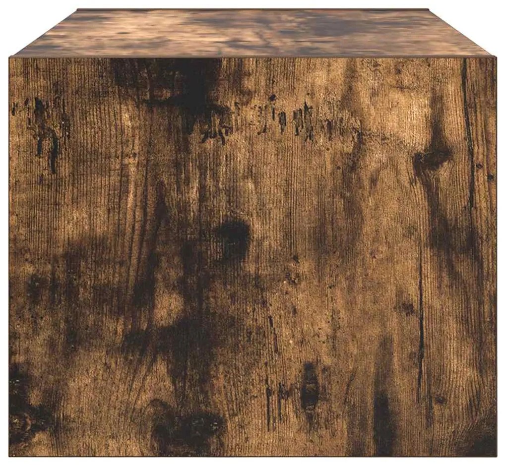 füstös tölgy színű szerelt fa TV-szekrény 60x31x25,5 cm