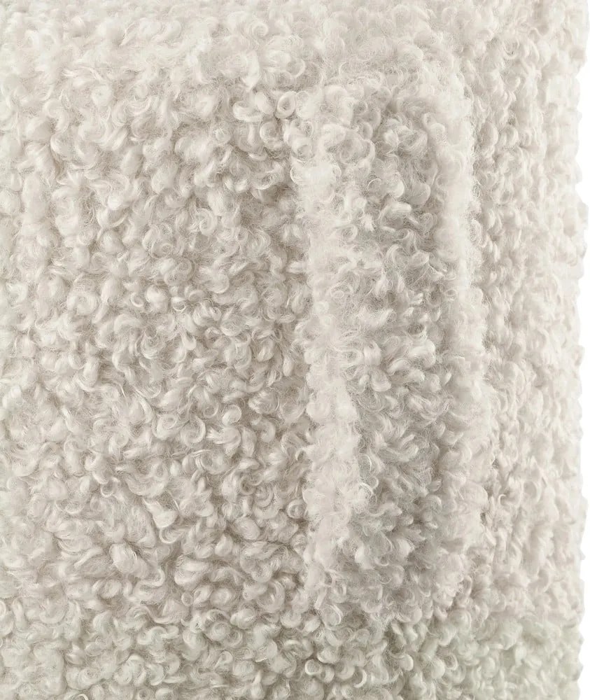 Bézs buklé puff Teddy – Blomus