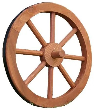 Garthen Fa kerék Ghana stílusos rusztikus dekoráció 35 cm