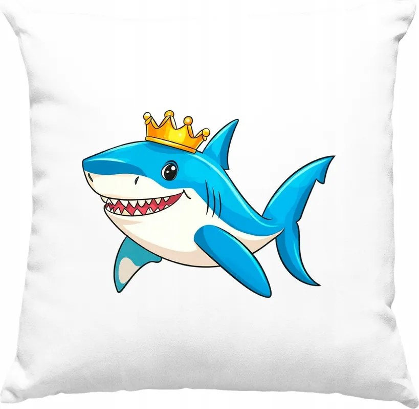 Cápa párna Kedves Gyerek Király 21 Fehér