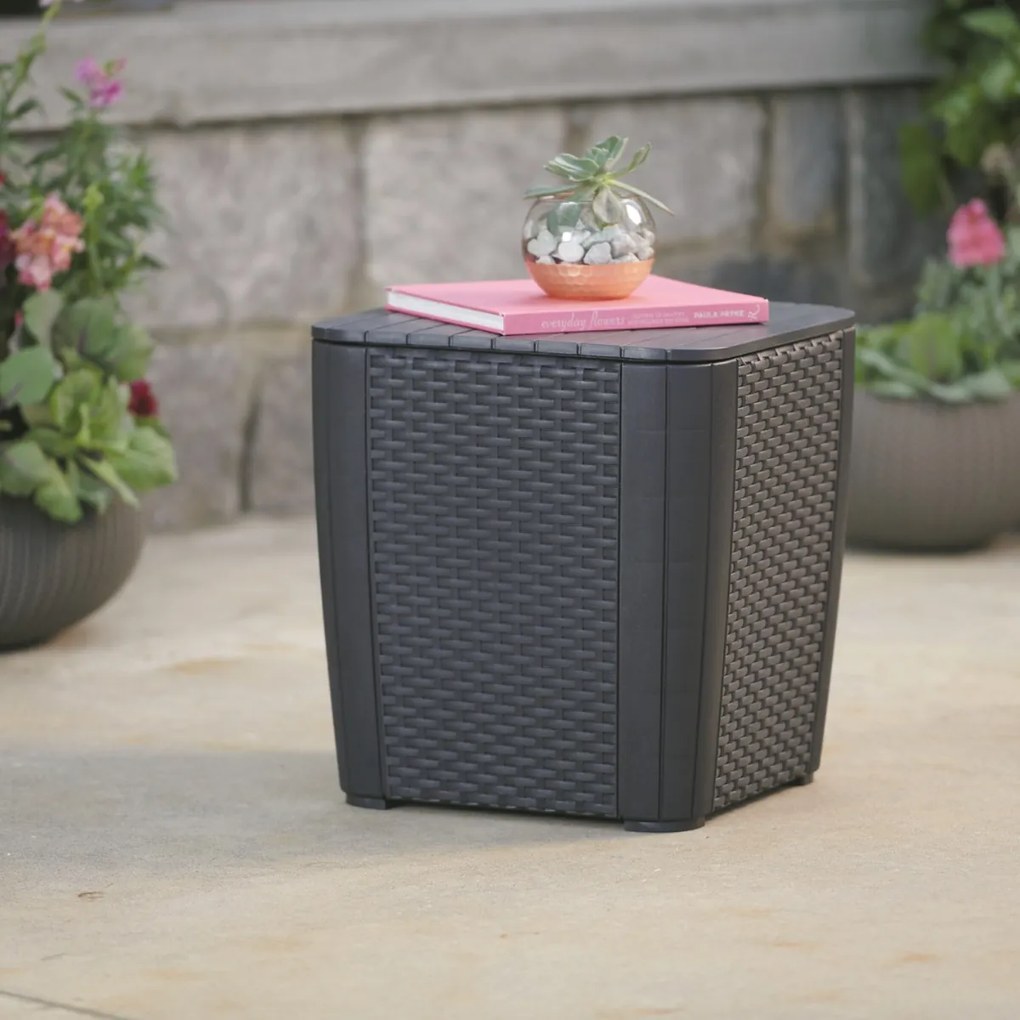 Keter Luzon asztal 39 x 39 x 42,5 cm, grafit