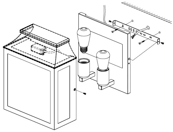 Eglo 97294 - kültéri fali lámpa SONCINO 2xE27/60W/230V