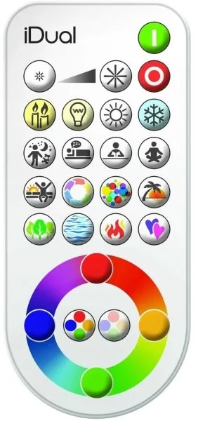 KÉSZLET 3x LED RGB Dimmelhető beépíthető lámpa ARGON LED/7,3W/230V + távirányító