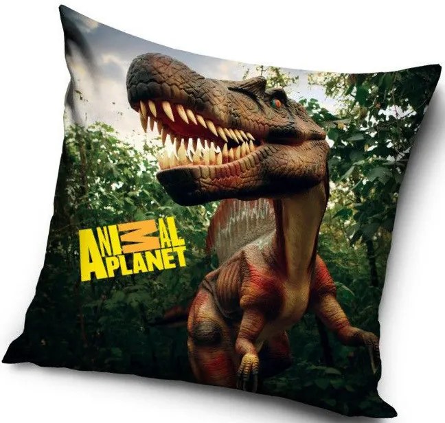 Animal Planet T-Rex párnahuzat 40x40 cm