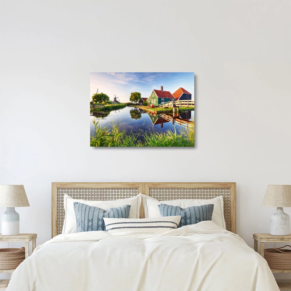 A holland malmok képe (üvegen) (70x50 cm)