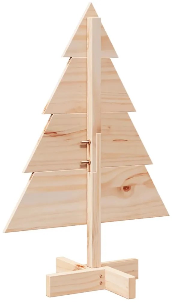 tömör fenyő karácsonyfa-dekoráció 70 cm