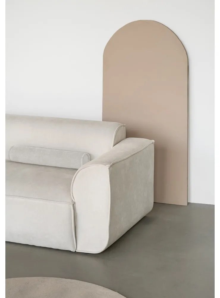 Krémszínű sarokkanapé (jobb oldali) Flex Felix – Miuform