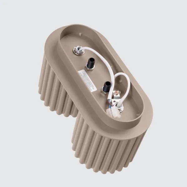 Sollux SL.1815 - AURA spotlámpa 2xGU10/10W/230V taupe