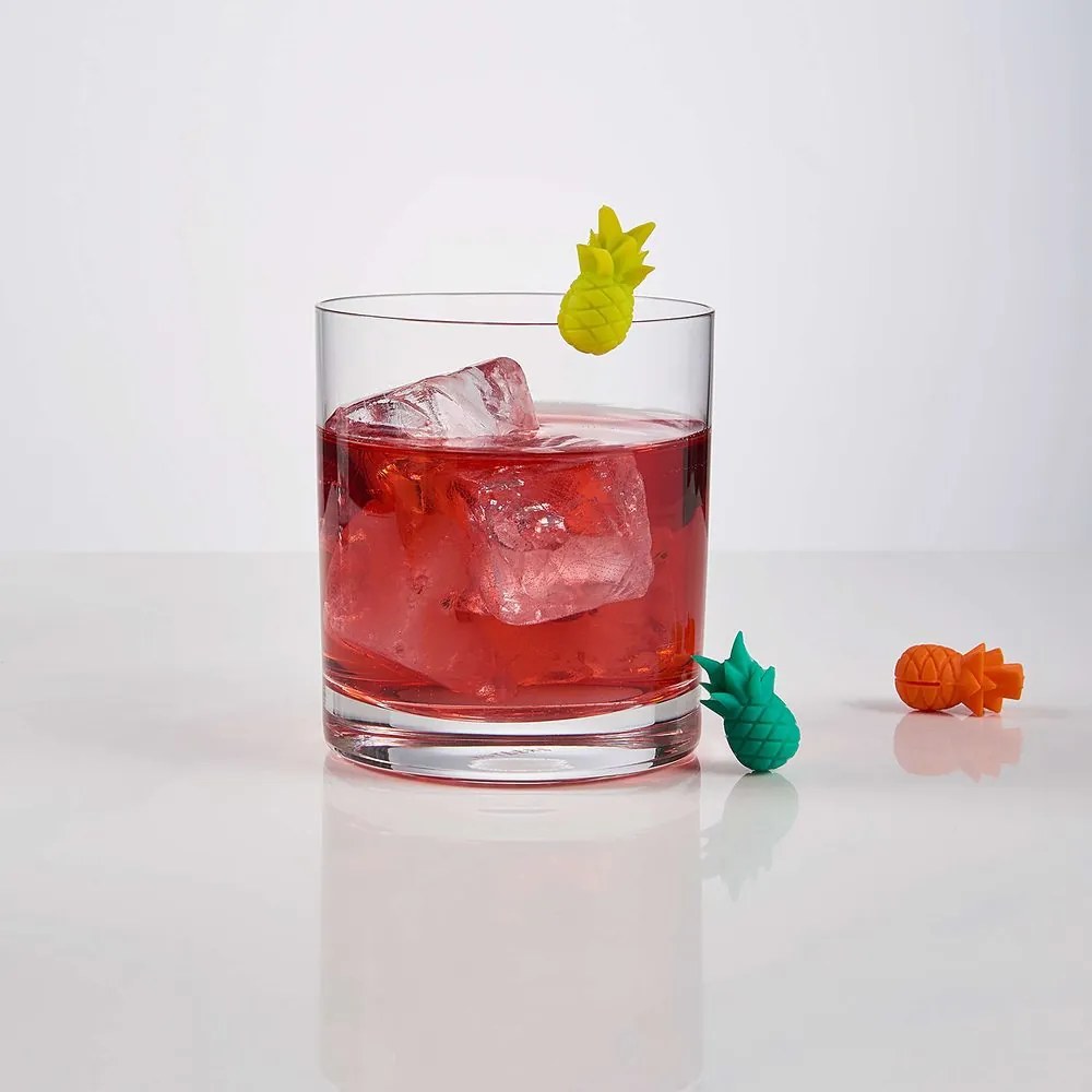 MY DRINK pohár jelölő, ananász 6 darab