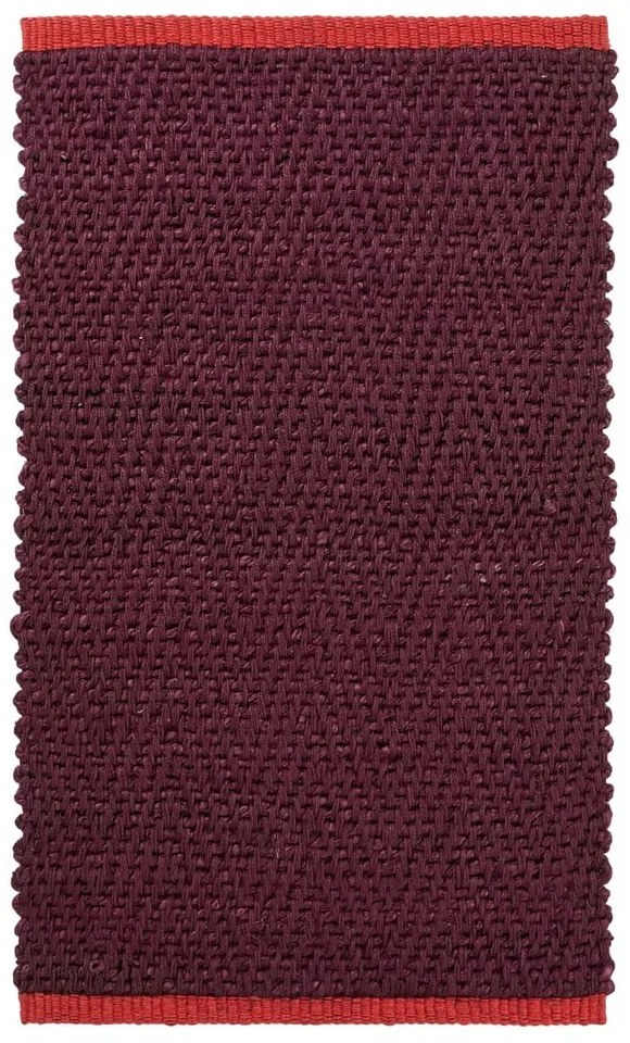 Borvörös juta szőnyeg 50x80 cm Notes – Mette Ditmer Denmark