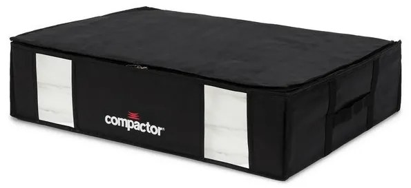 Tárolódoboz Compactor 3D Black Edition, 145 l, fekete