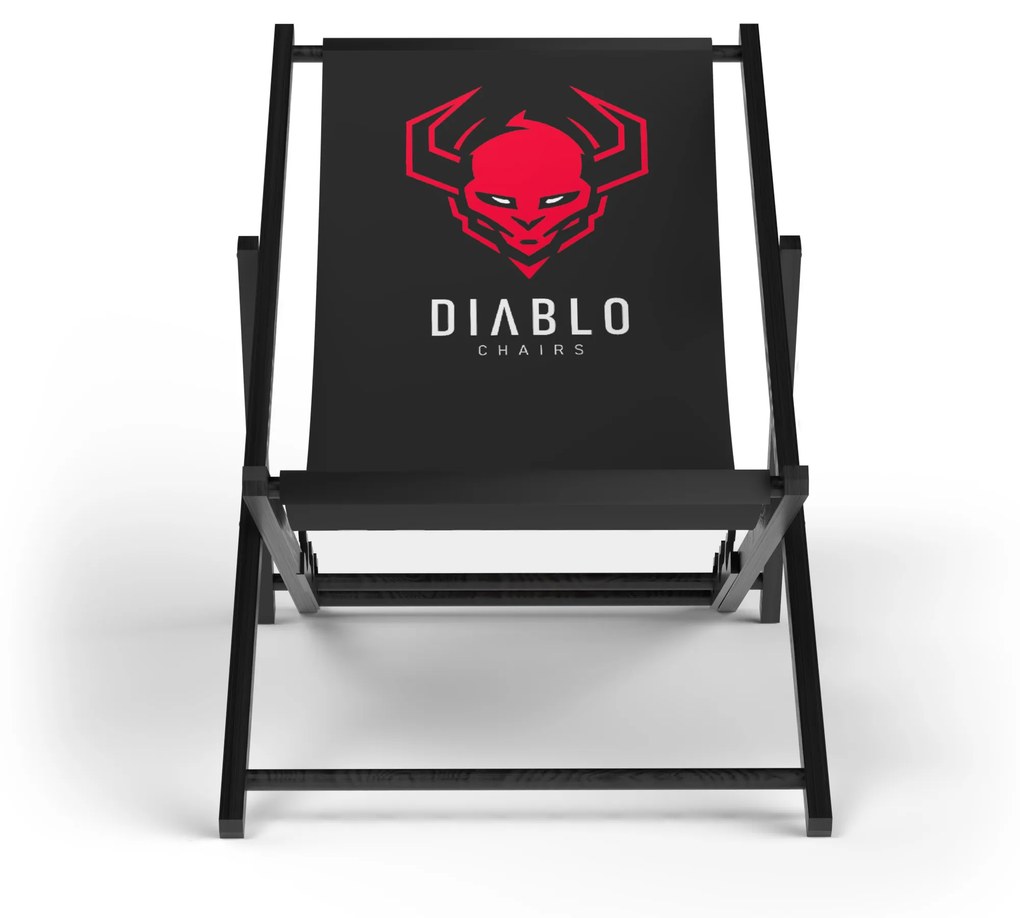 DIABLO CHAIRS Fekete színű kerti nyugágy