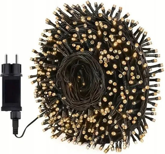 Karácsonyfa lámpák 300 LED-es meleg programozóval