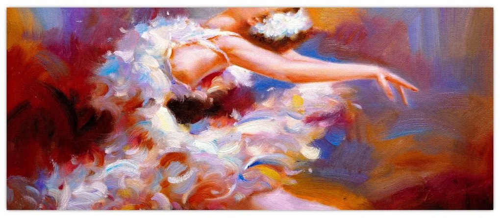 Kép - Balerina, festmény (120x50 cm)