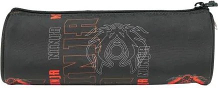 Tolltartó, henger alakú, cipzáras, LEGO Ninjago Dragon Energy, fekete-mintás (L100502502)