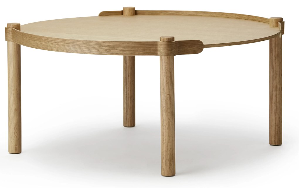 Fa asztal 80cm, tölgy - COOEE