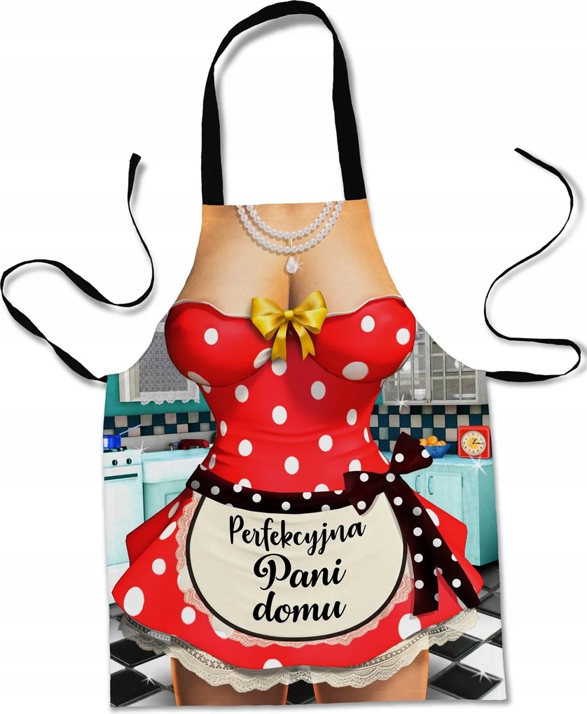 Konyhai Kötény Védő Kötény Ajándék A Ház Asszonyának Konyhájába Minta 212