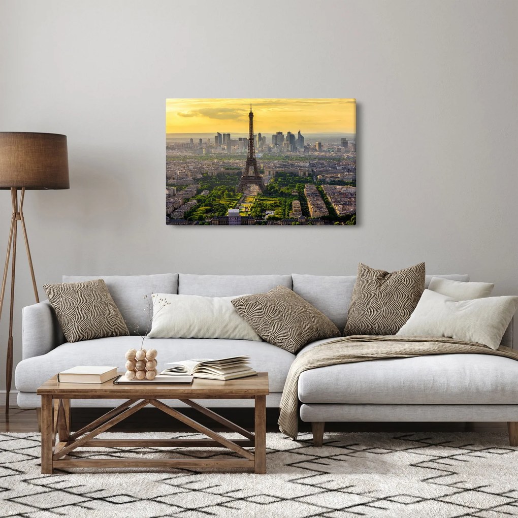 Kép - Párizsi panoráma (90x60 cm)