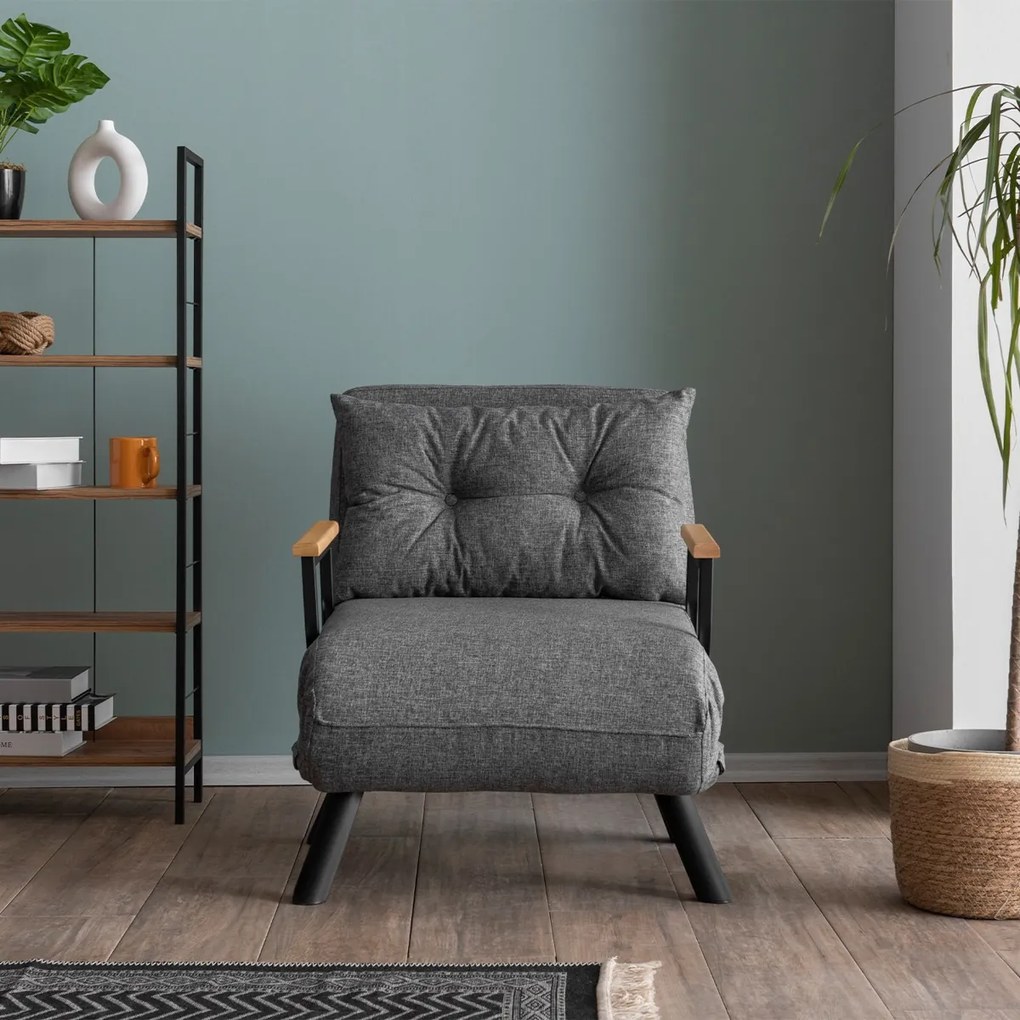 Sando Single Light Grey fotel