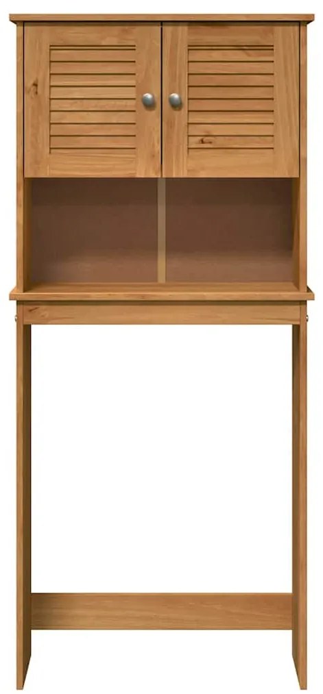 Mosógép Szekrény VIGO mézbarna 72.5 x 27 x 161 cm Tömör fenyőfa