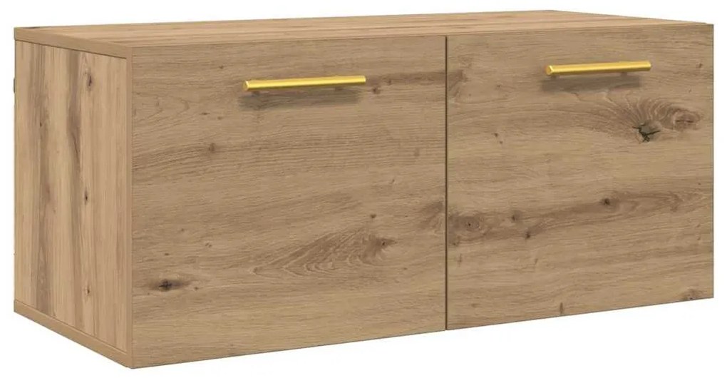 Fali Szekrény kézműves tölgy 80 x 36.5 x 35 cm Faanyag