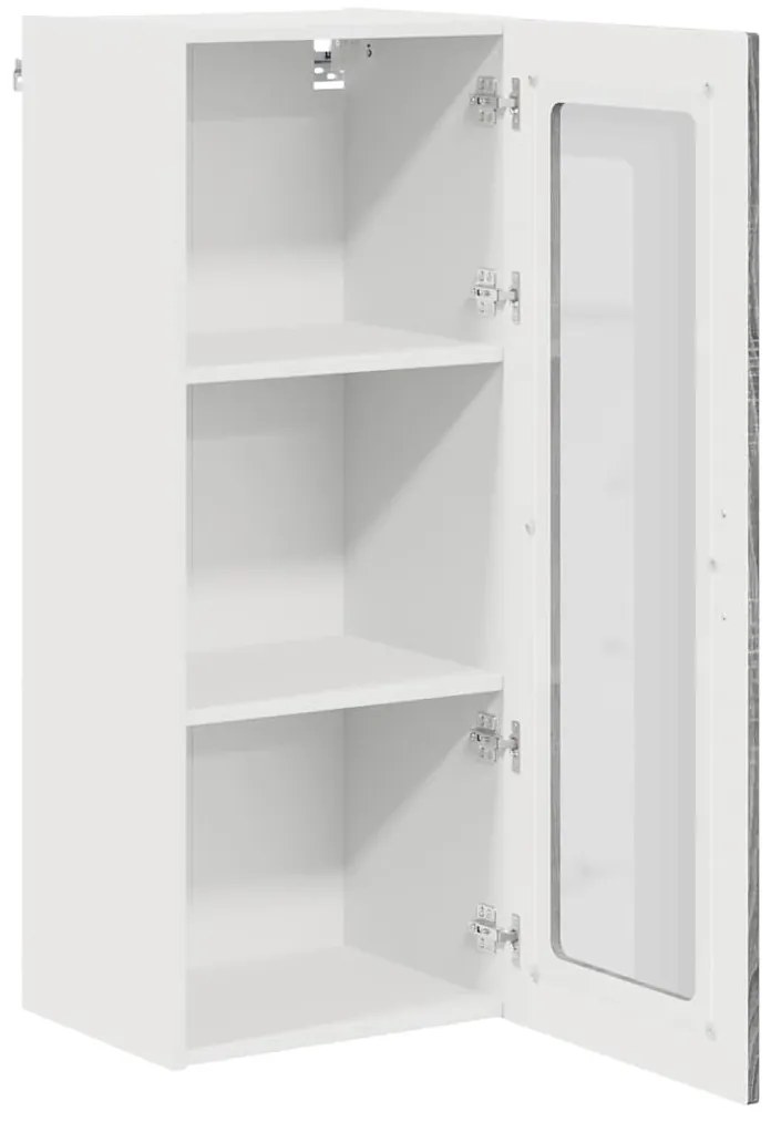 Fali konyhaszekrény Szürke Sonoma 40 x 31 x 100 cm Faanyag