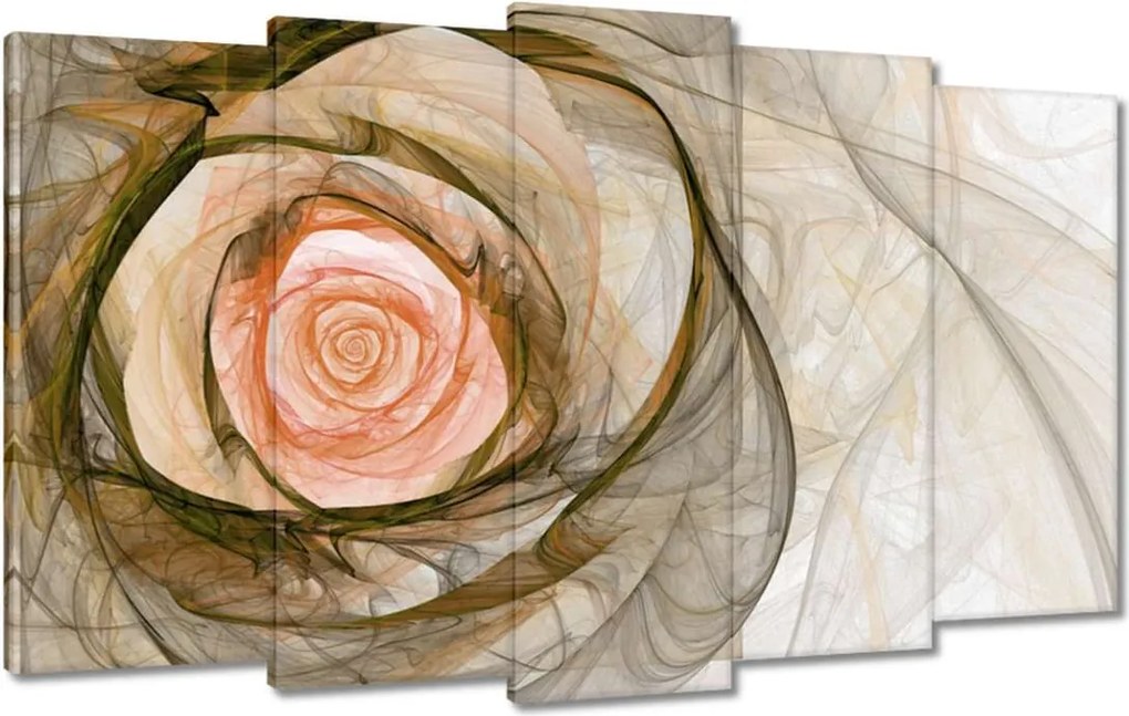 Vászonkép 100x60 Absztrakt rózsa virág