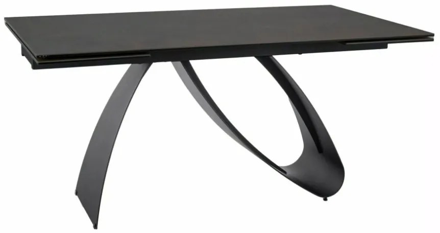 Diuna bővíthető étkezőasztal kerámia matt barna 160-240 cm