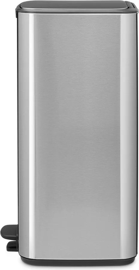 Matt ezüstszínű acél pedálos szemetes 30 l Bo – Brabantia