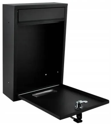 Postaláda 21,7x32 cm fekete