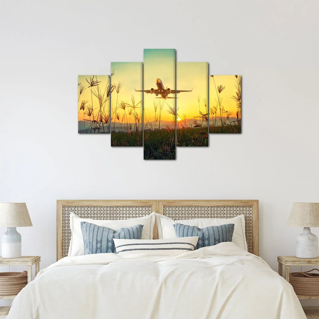 Kép a repülőgép felszállásáról (150x105 cm)