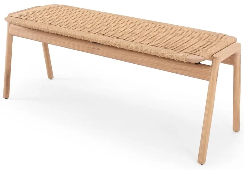 Natúr színű pad Klupa – Gazzda