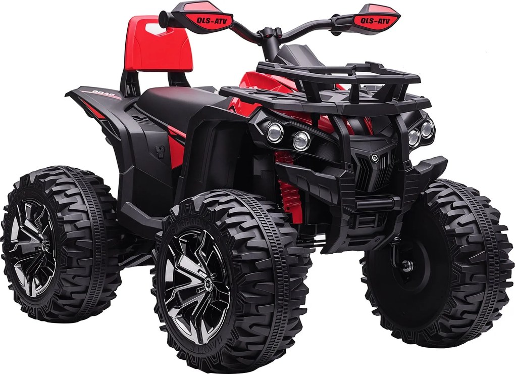 HOMCOM Elektromos Quad Gyerekeknek, 12V 10Ah Quad Előre- és Hátrameneti Funkcióval, 2 Motorral, USB Porttal, MP3 Zenelejátszóval, 3-8 km/h Sebességű G