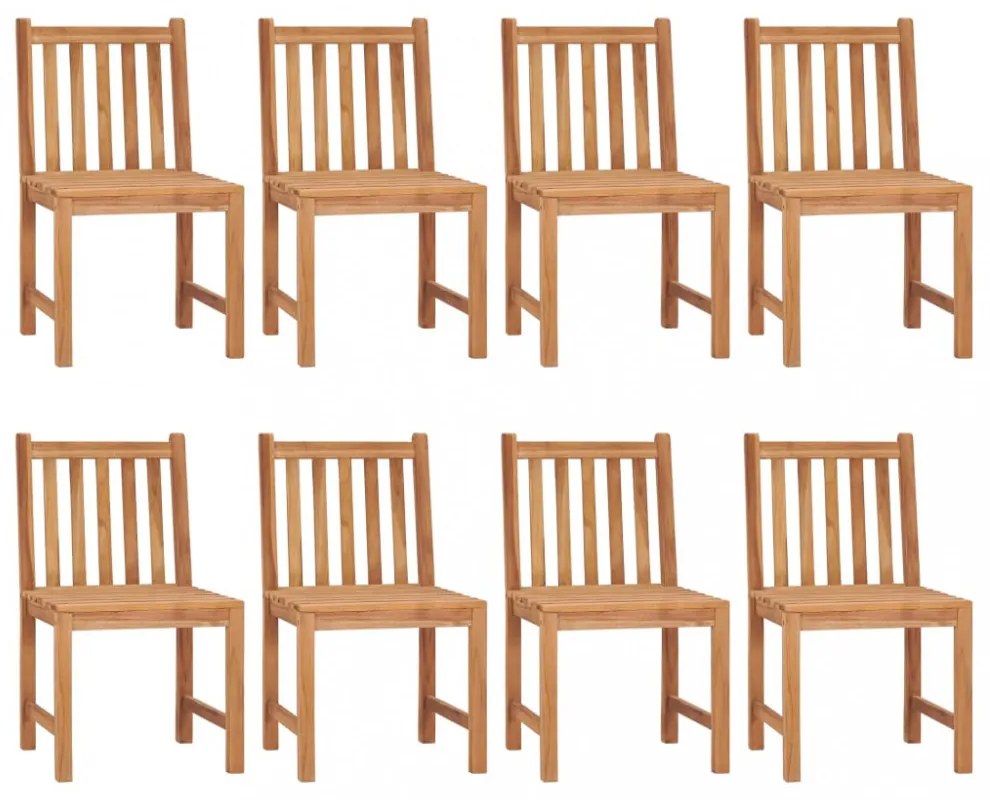 9 darabos tömör tíkfa kerti étkezőgarnitúra 180 x 90 cm