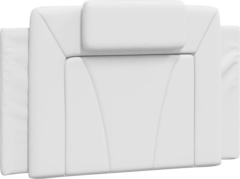 fehér műbőr fejtámla párna Viana 90 cm