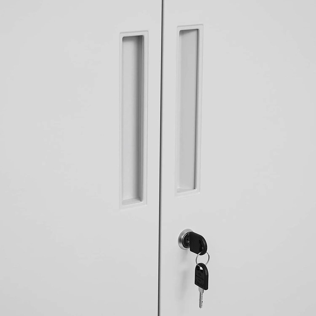 Iratosszekrény 40 x 80 x 180 cm, szürke