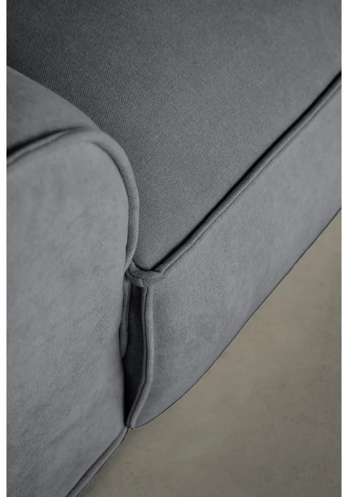 Szürke sarokkanapé (bal oldali) Flex Felix – Miuform