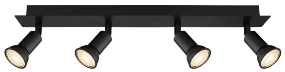 Globo 57998-4 - Spotlámpa DREW 4xGU10/35W/230V fekete